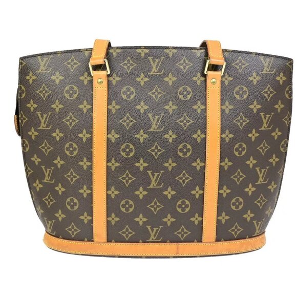 LOUIS VUITTON BABYLONE Shoulder Bag Monogram Leather Brown France - Picture 1 of 15